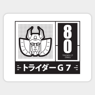 Retro anime robo Trider G7 Sticker